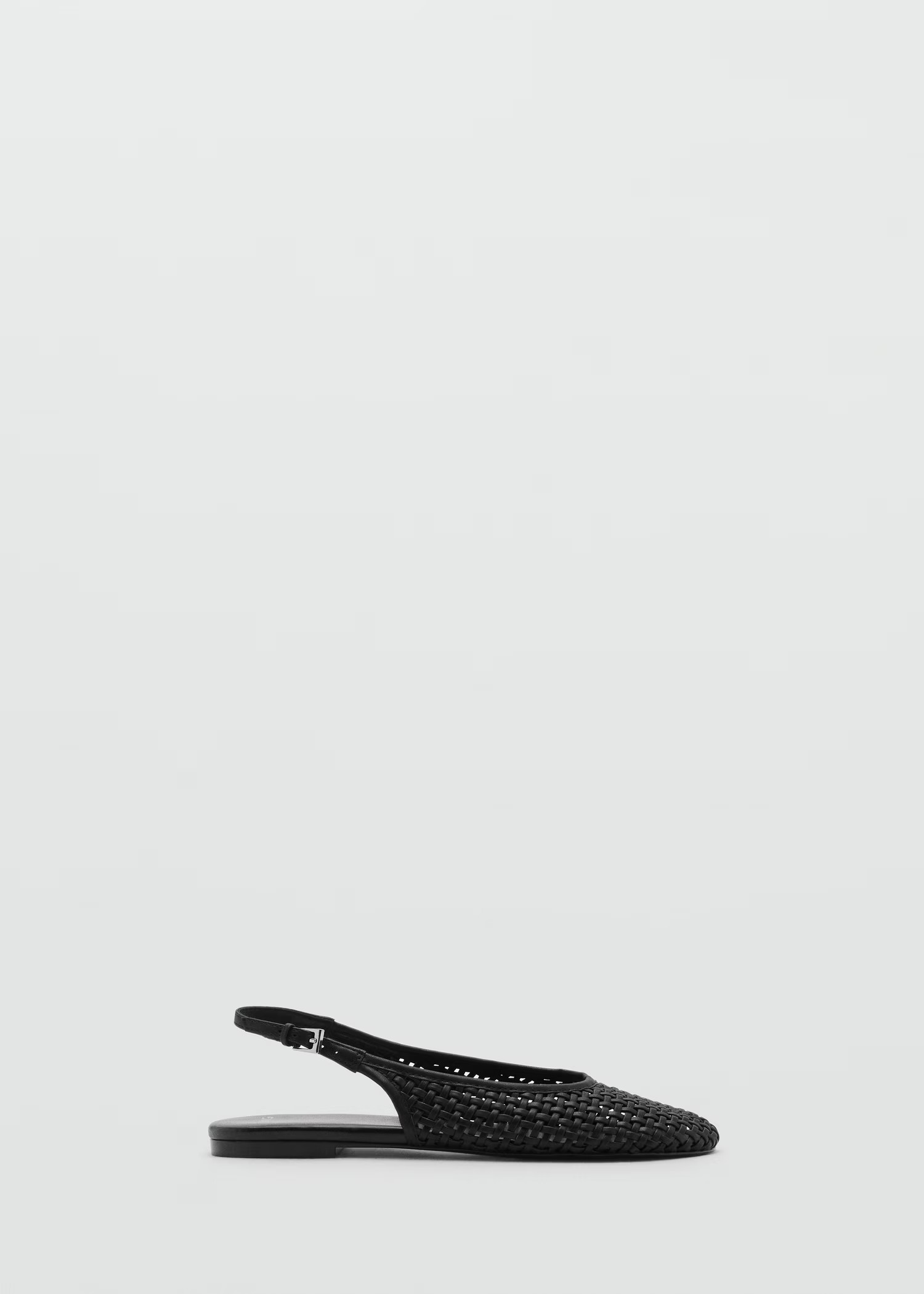 Braided leather effect shoe - Women | MANGO United Kingdom | MANGO (UK)