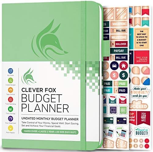 Clever Fox Budget Planner - Undated - Expense Tracker Notebook. Monthly Budgeting Journal, Financ... | Amazon (US)