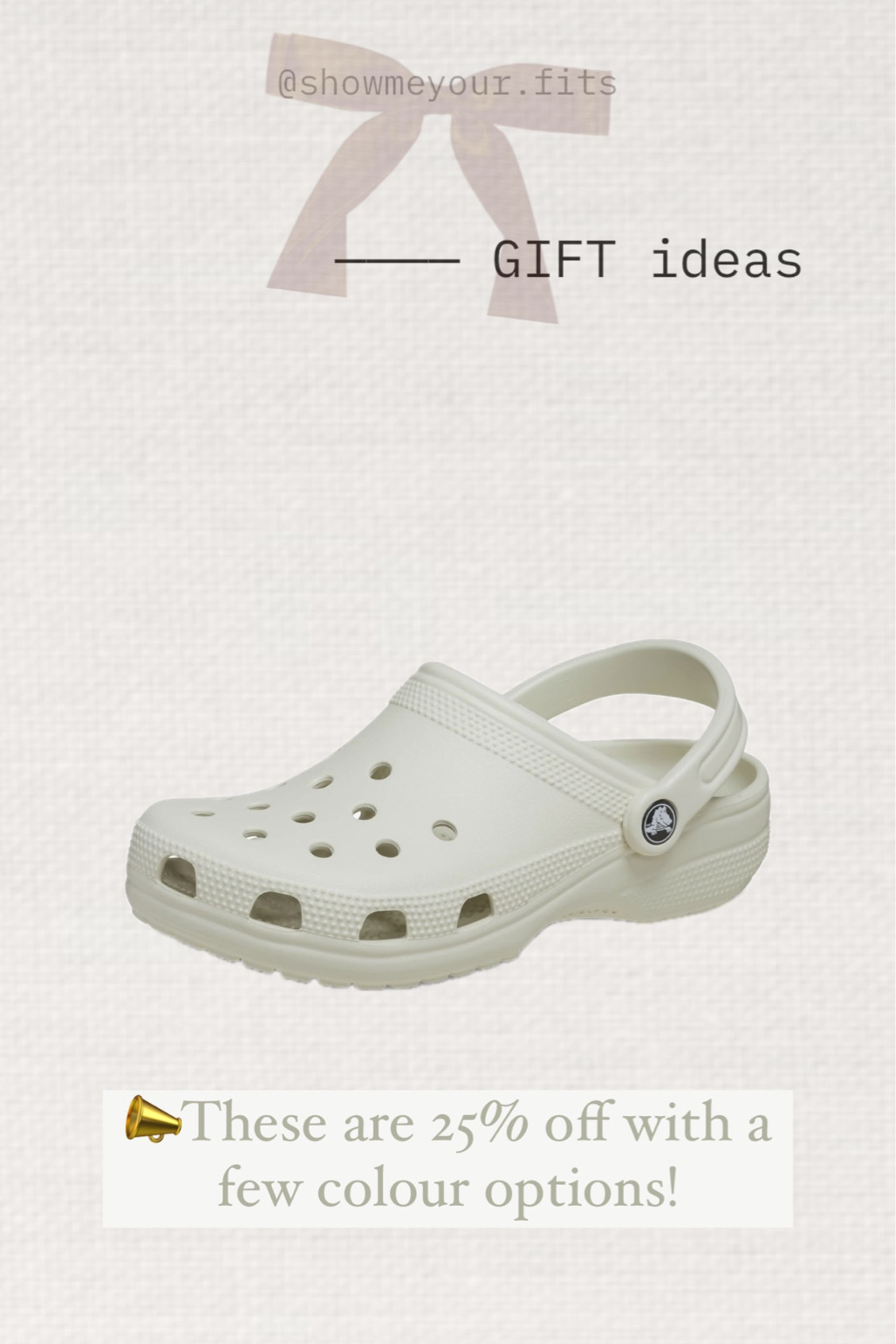 These crocs are 25% off with a few colour options!! 

*********
Canadian amazon finds, blazer, Amazon fashion, outfit inspo, affordable outfit, casual finds, Black Friday, sale, gift, shoes, crocs 

#LTKgiftguide #LTKsale #LTKcanada
