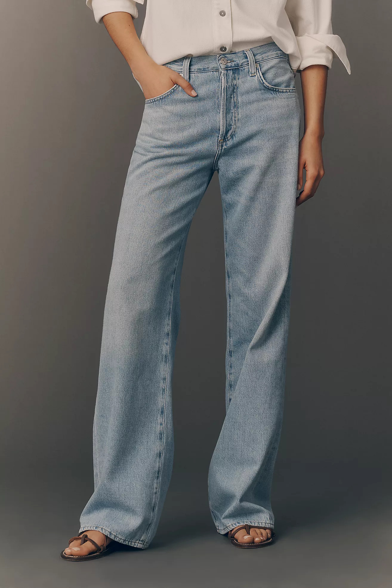Citizens of Humanity Annina High-Rise Straight-Leg Jeans | Anthropologie (US)