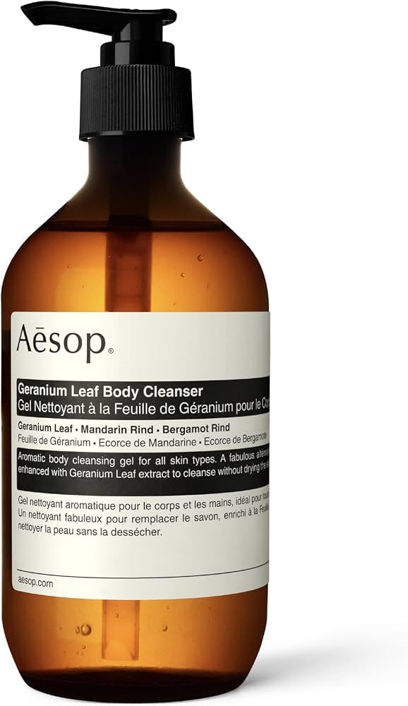 Aesop Geranium Leaf Body Cleanser | 500mL/16.9 fl oz | Paraben, Cruelty-free & Vegan | Amazon (US)