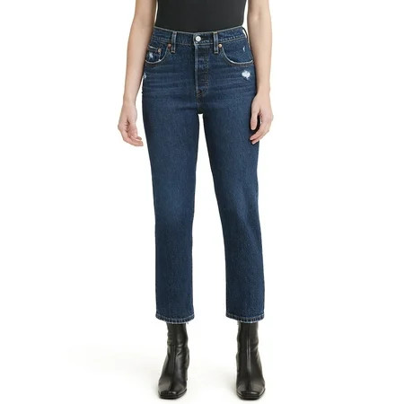 Levi s Original Red Tab Women s 501 Original Cropped Jeans | Walmart (US)