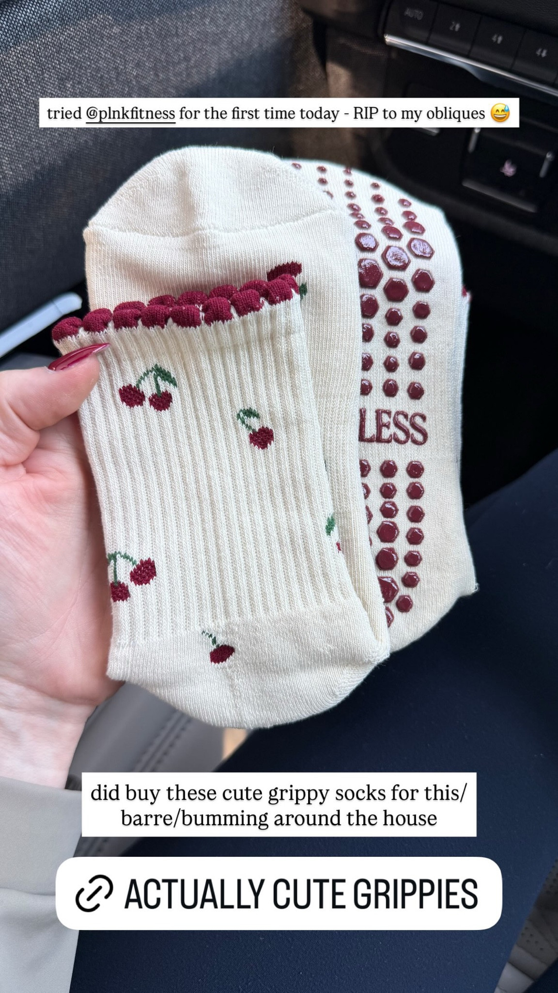 got these cute grippy socks for barre & bumming around the house. they are actually cute grippies.

#LTKselfcare #LTKActive #LTKfitnessgoals