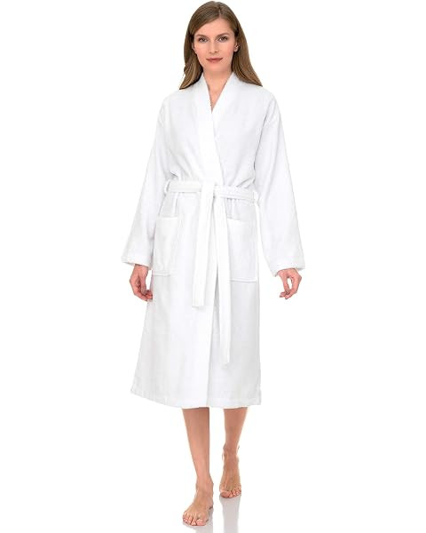 Amazon Essentials Women's Lightweight Waffle Full-Length Bath Robe with Pockets (Available in Plu... | Amazon (US)