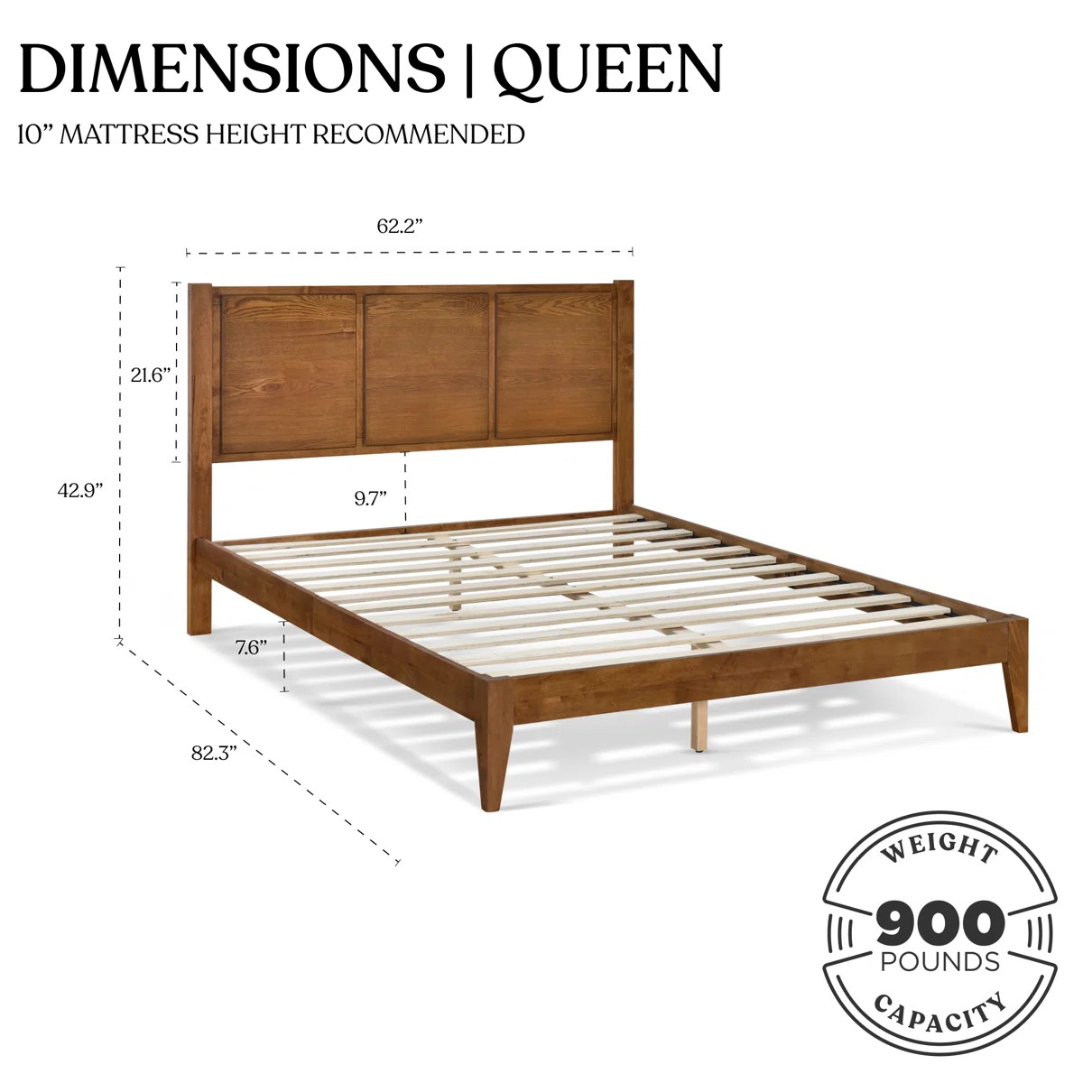 Ariana Solid Wood Bed Frame | Wayfair North America
