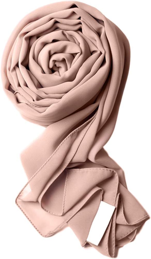 8 Colors Premium Chiffon Wrap Head Scarf (Non-Slip) | Amazon (US)