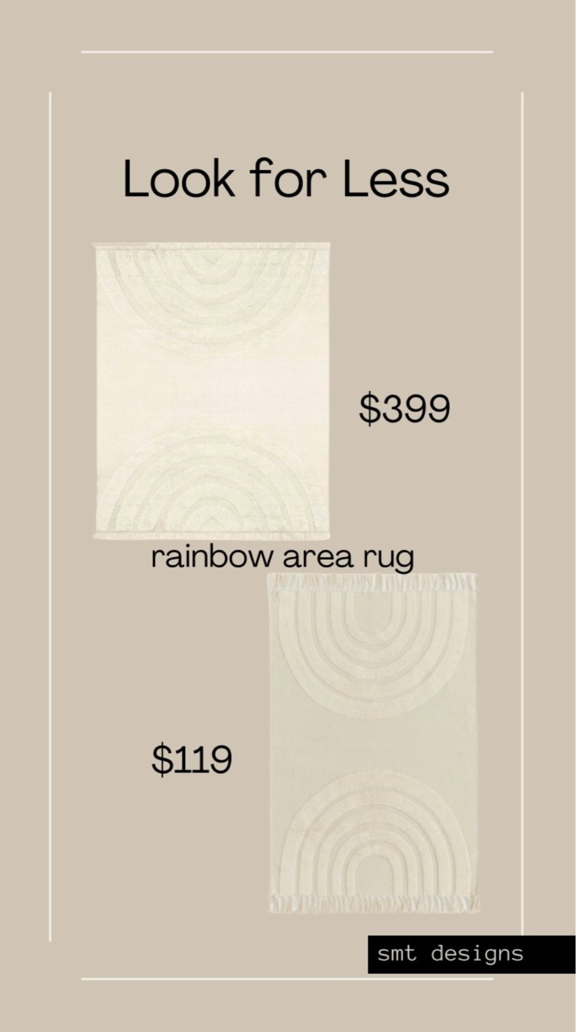 Look for less

Tufted rainbow area rug

#LTKstyletip #LTKFind #LTKhome