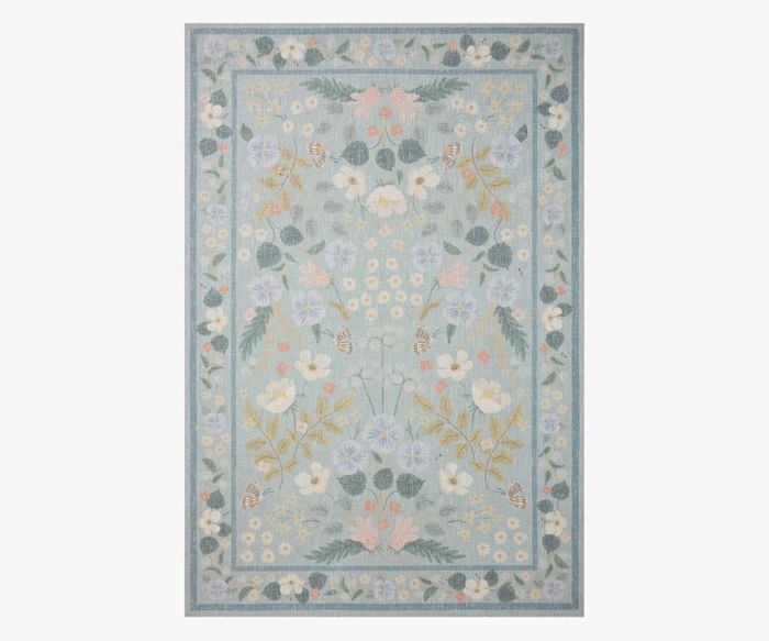 Cotswolds Willow Sky Power-Loomed Rug | Rifle Paper Co.