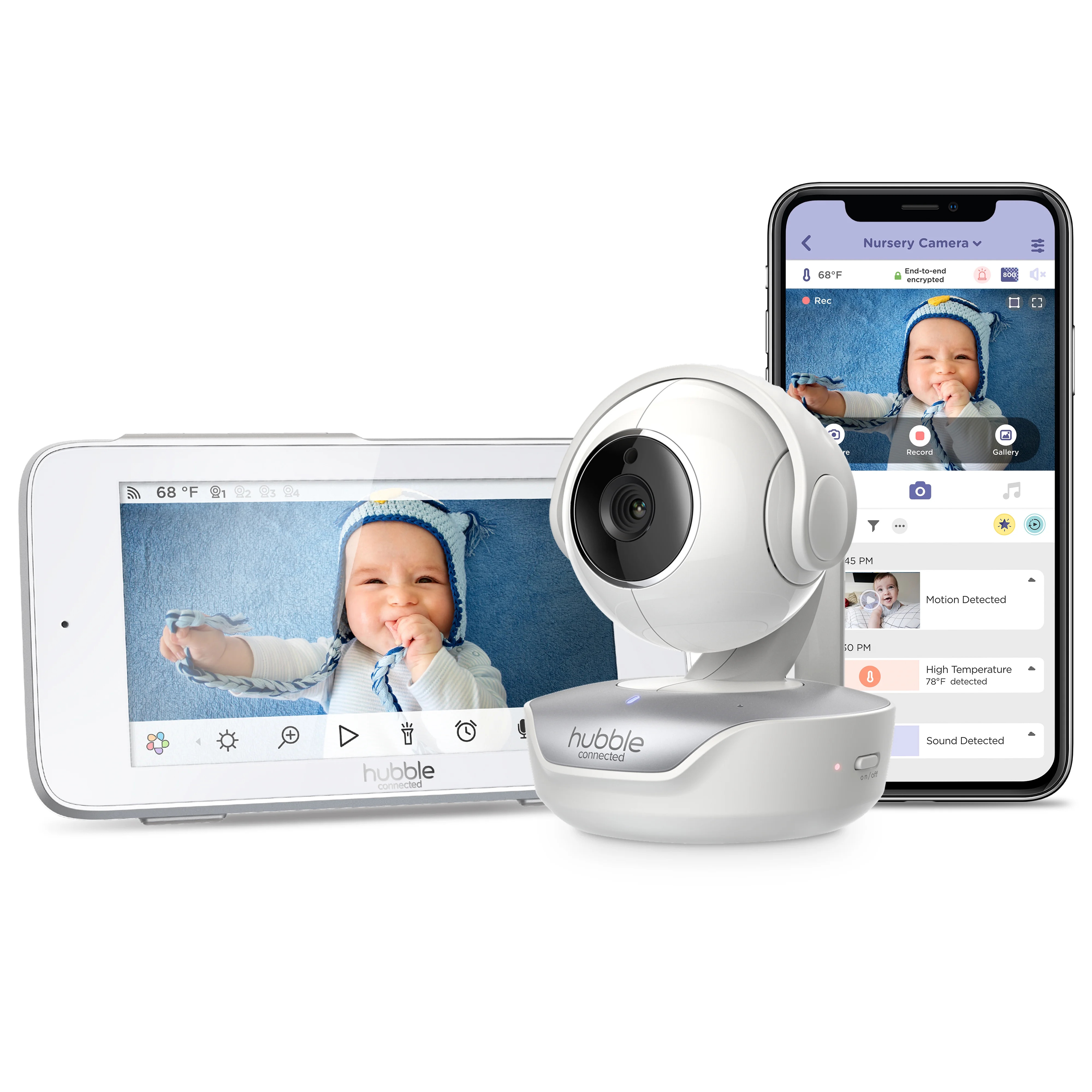 Hubble Connected Nursery Pal Premium, 5” Smart HD Baby Monitor with Touch Screen Viewer - Walma... | Walmart (US)