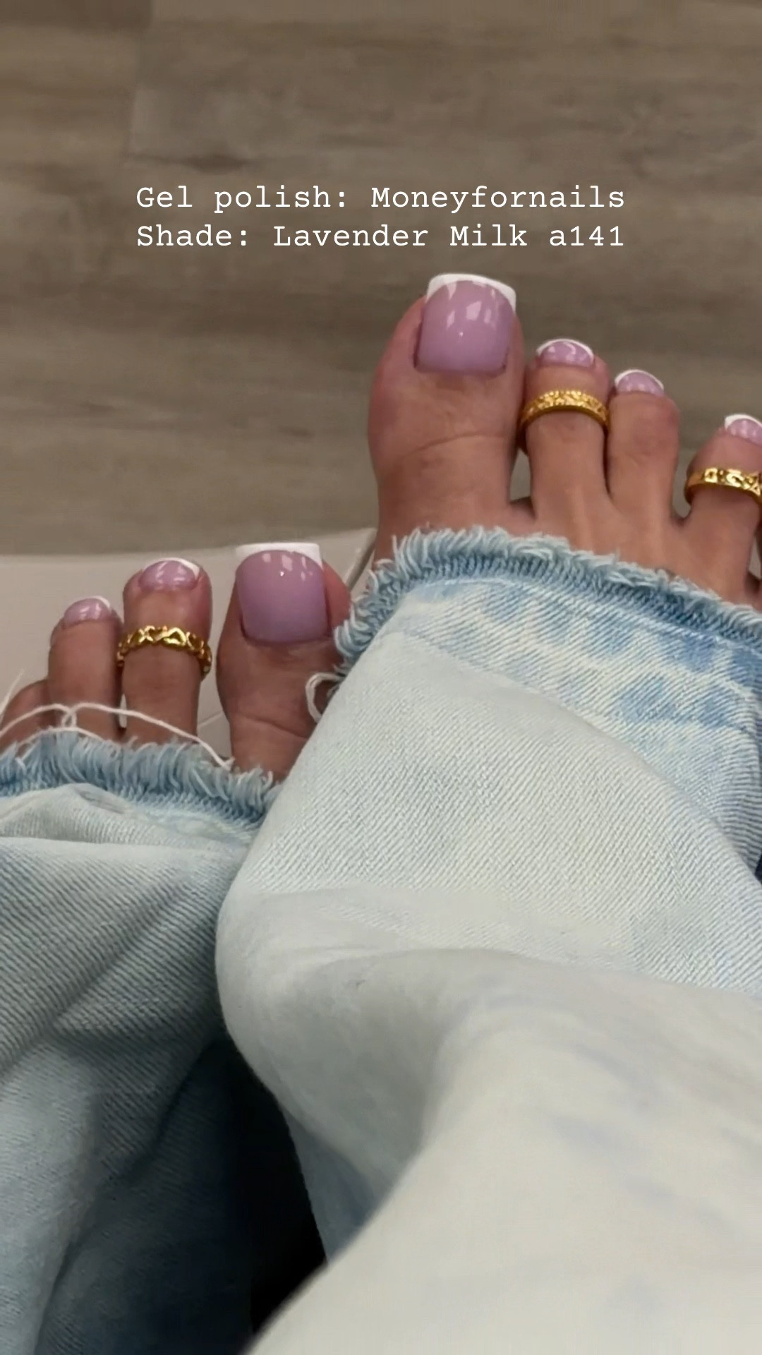 Fresh Pedi 🤍💜

#LTKselfcare