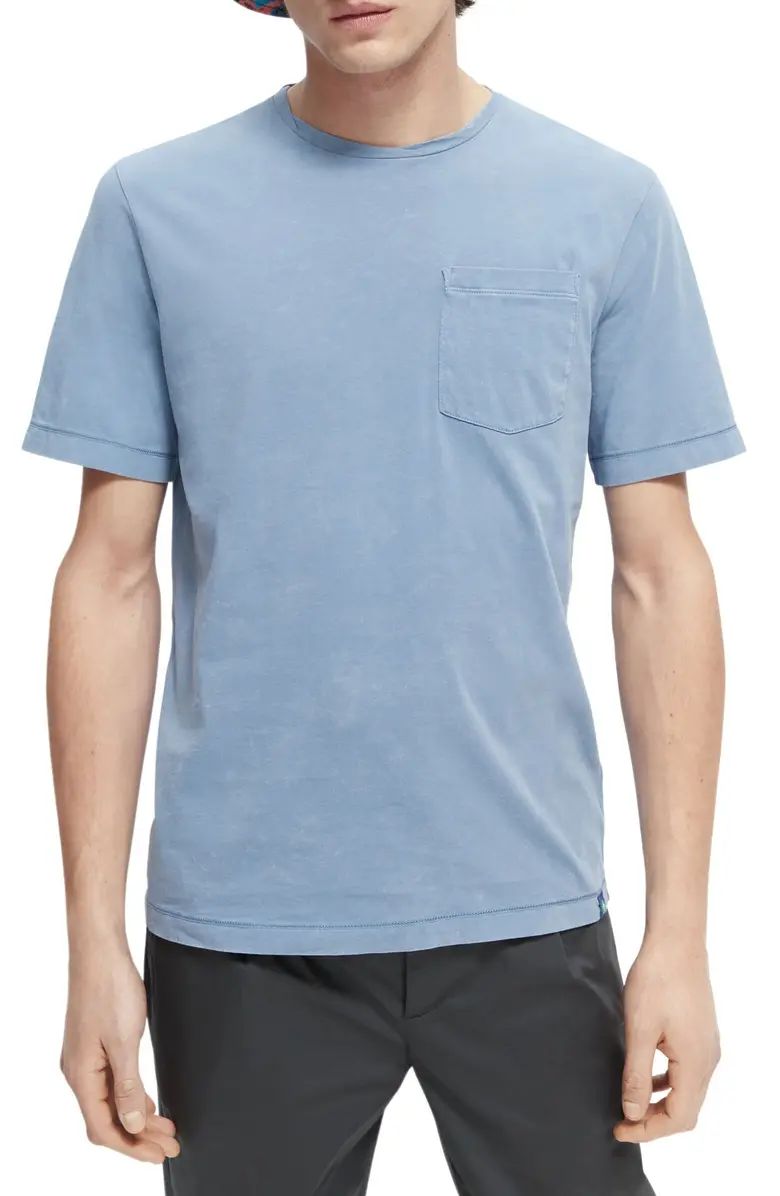 Twisted Crewneck Organic Cotton Pocket T-Shirt | Nordstrom