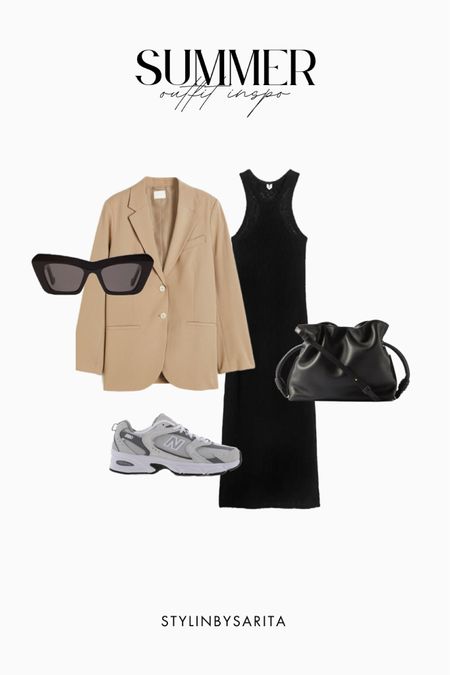 Summer outfits, outfit ideas, outfits, outfit inspo, ootd, maxi black dress, new balance shoes, sunglasses, vacation outfit, work outfit 

#LTKunder100 #LTKstyletip #LTKFind