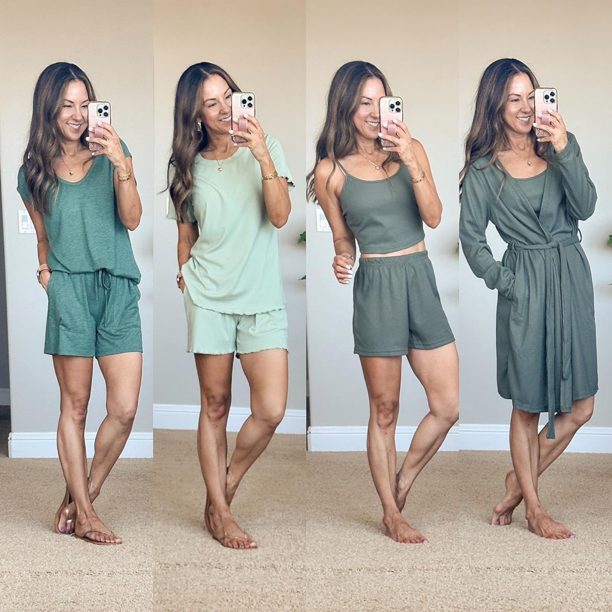 Summer Loungewear

I'm wearing Amazon loungewear sets size small

Summer  Summer loungewear  Summer outfit  Summer style  Knit shorts  Loungewear  Petite fashion  Sessonal loungewear  Olive green set  Matching set  Two piece set  EverydayHolly

#LTKSeasonal #LTKstyletip #LTKfindsunder50