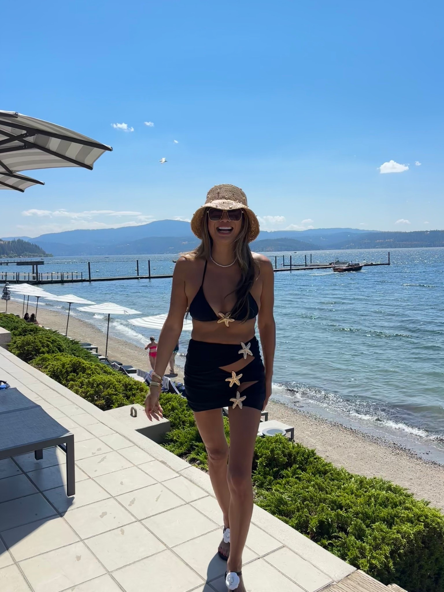 Best swim set bikini stats Amazon. Flower sandals like Chanel. Bucket sunhat. Size small in set  

#LTKStyleTip #LTKFindsUnder50 #LTKSwim