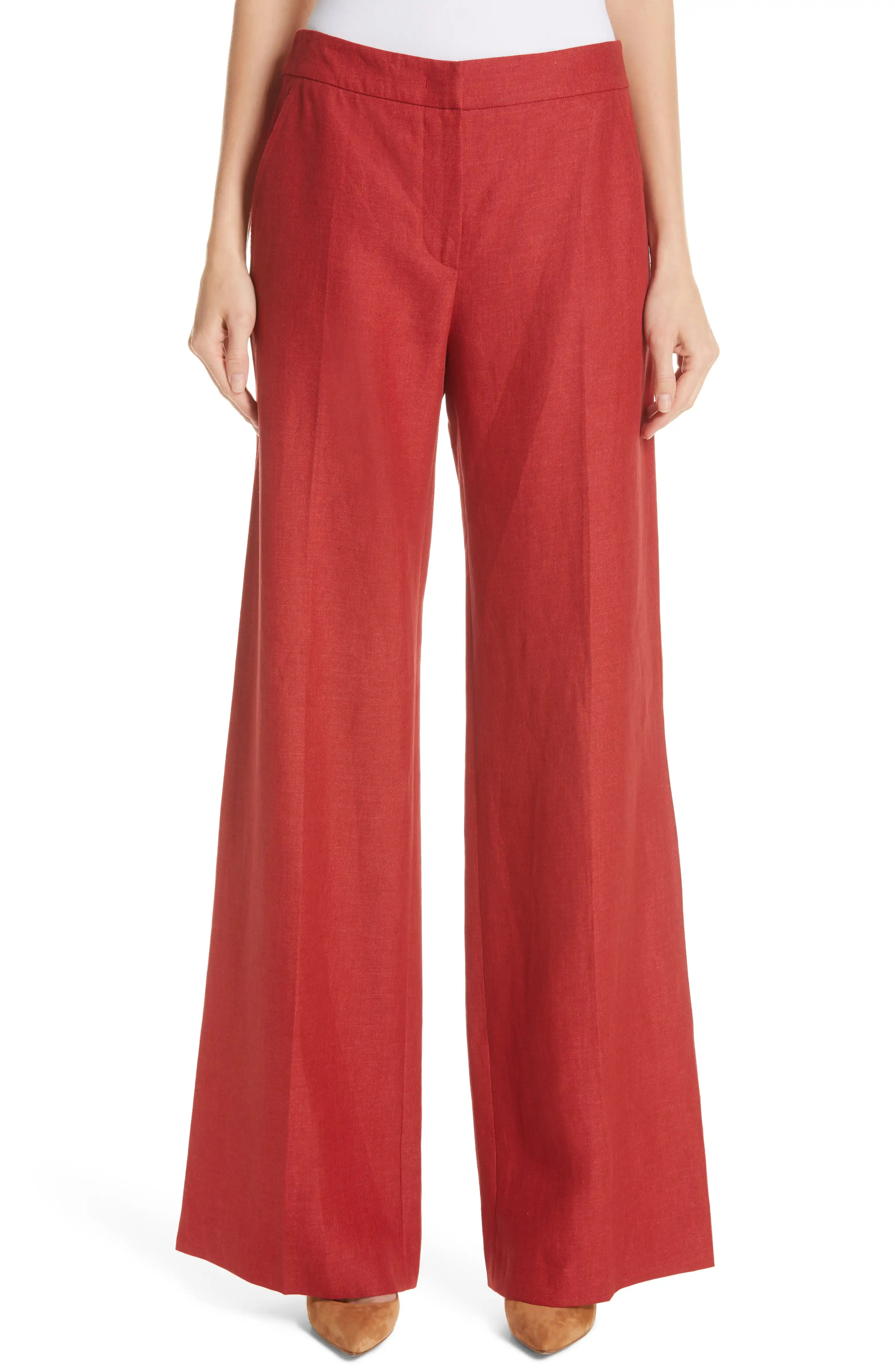 Patroni Wide Leg Linen Pants | Nordstrom