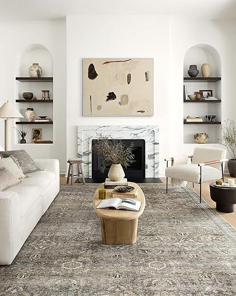 Loloi II Layla Collection LAY-13 Antique / Moss, Traditional 2'-3" x 3'-9" Accent Rug | Amazon (US)