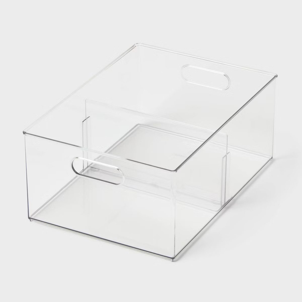 All Purpose Clear Storage Bin with Adjustable Divider Large - Brightroom™ | Target