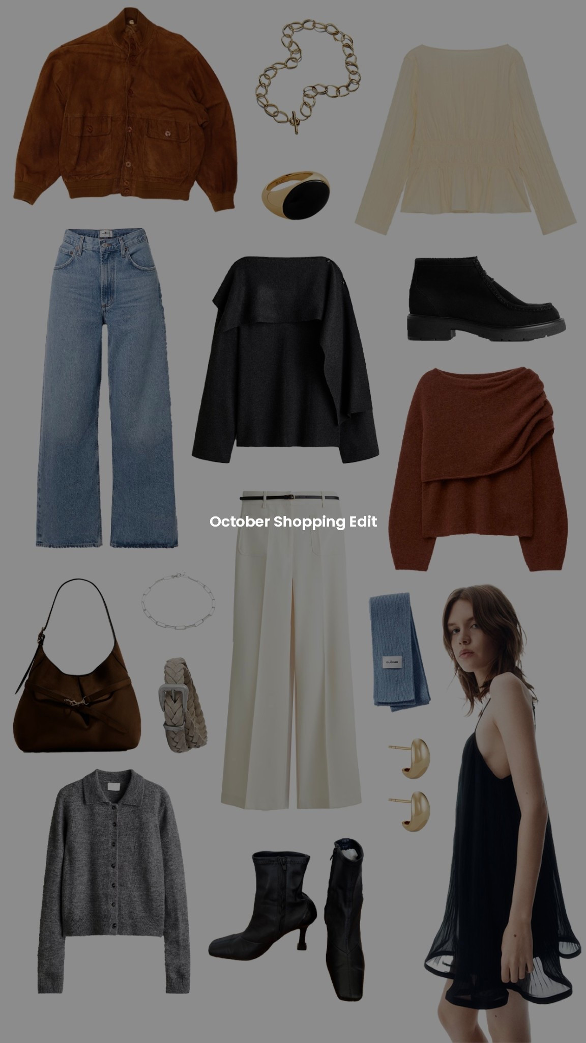 October shopping edit!
Some gorgeous pieces I’ve been loving and shopping for online 🤍

Knitwear, denim, jeans, cardigan, polo shirt, trousers, beige, cream, suede, brown, jewellery, necklace, bracelet, lace up shoes, boots, luxury, H&M haul, new in, signet ring, bag, shoulder handbag, dress, mini dress, Arket, blouses agolde, net a porter 

#LTKstyletip #LTKautumn #LTKuk
