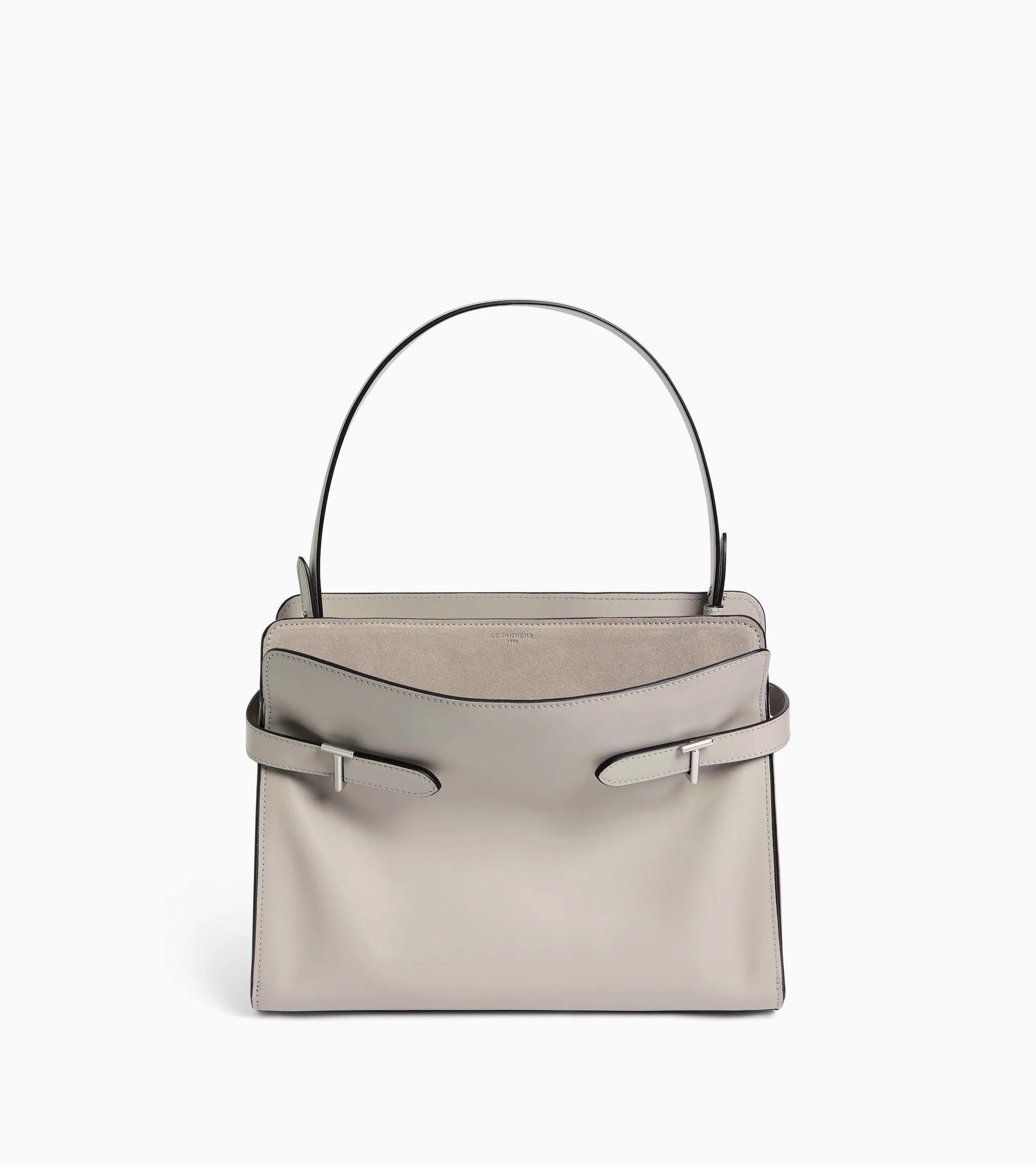 Emilieemie large shoulderbag in smooth leather and nubuck | Le Tanneur