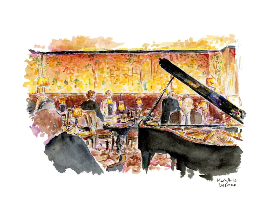 Bemelmans Bar - Carlyle Hotel #2 - Etsy | Etsy (US)