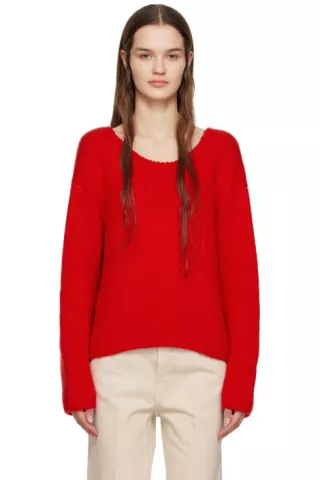 The Row Red Iri Sweater curated on LTK