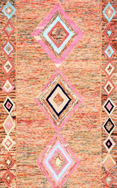 Multi Moroccan Diamond Area Rug | Rugs USA