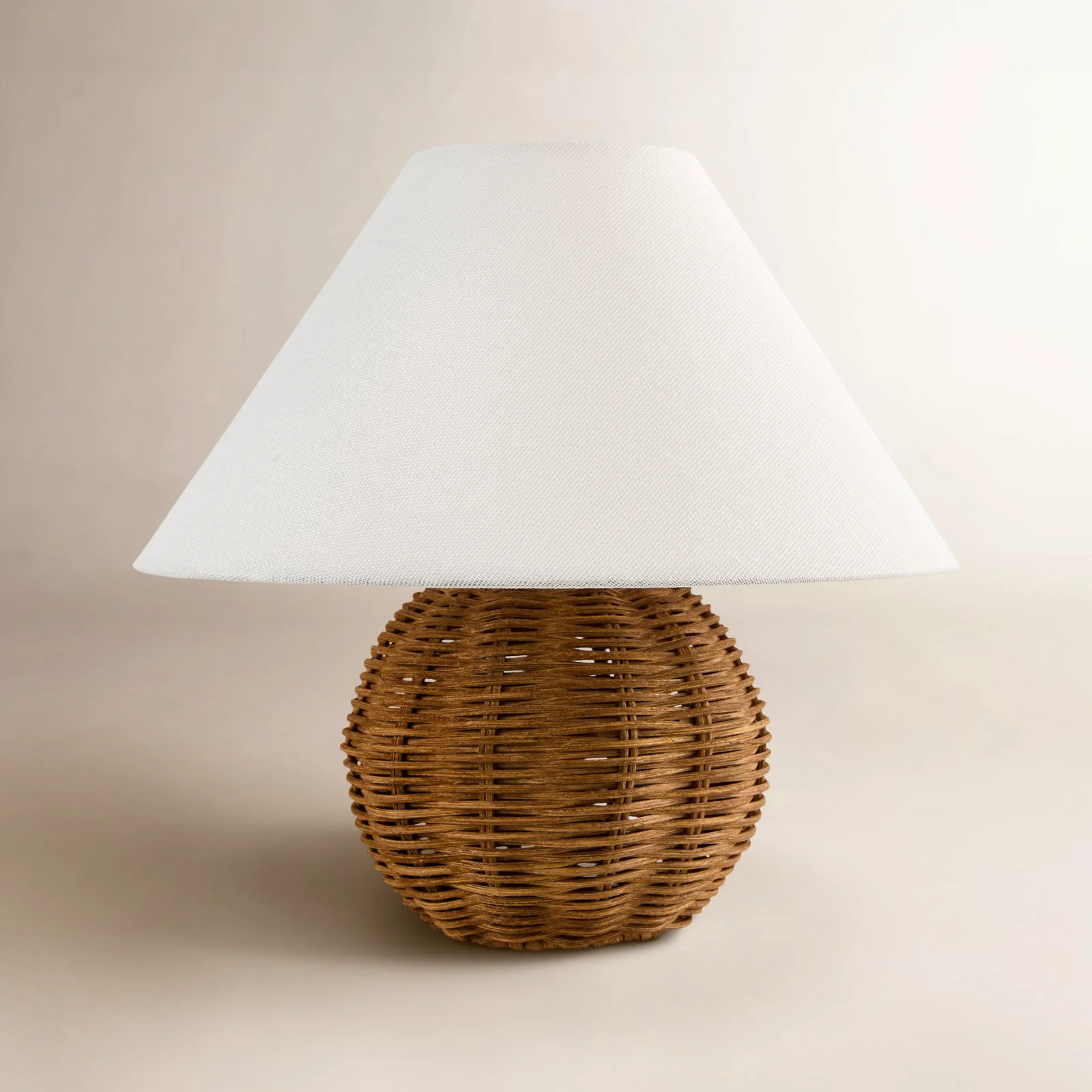 Joss & Main Chemise Rattan 10" Mini Table Lamp & Reviews | Joss & Main | Joss & Main