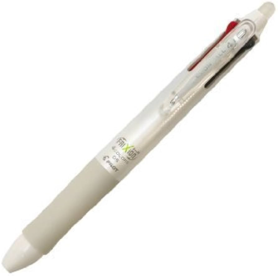 PILOT 2 X Frixion Ball Knock 4-Color Gel Ink Multi-Pen, White (LKFB-80EF-W) | Amazon (US)