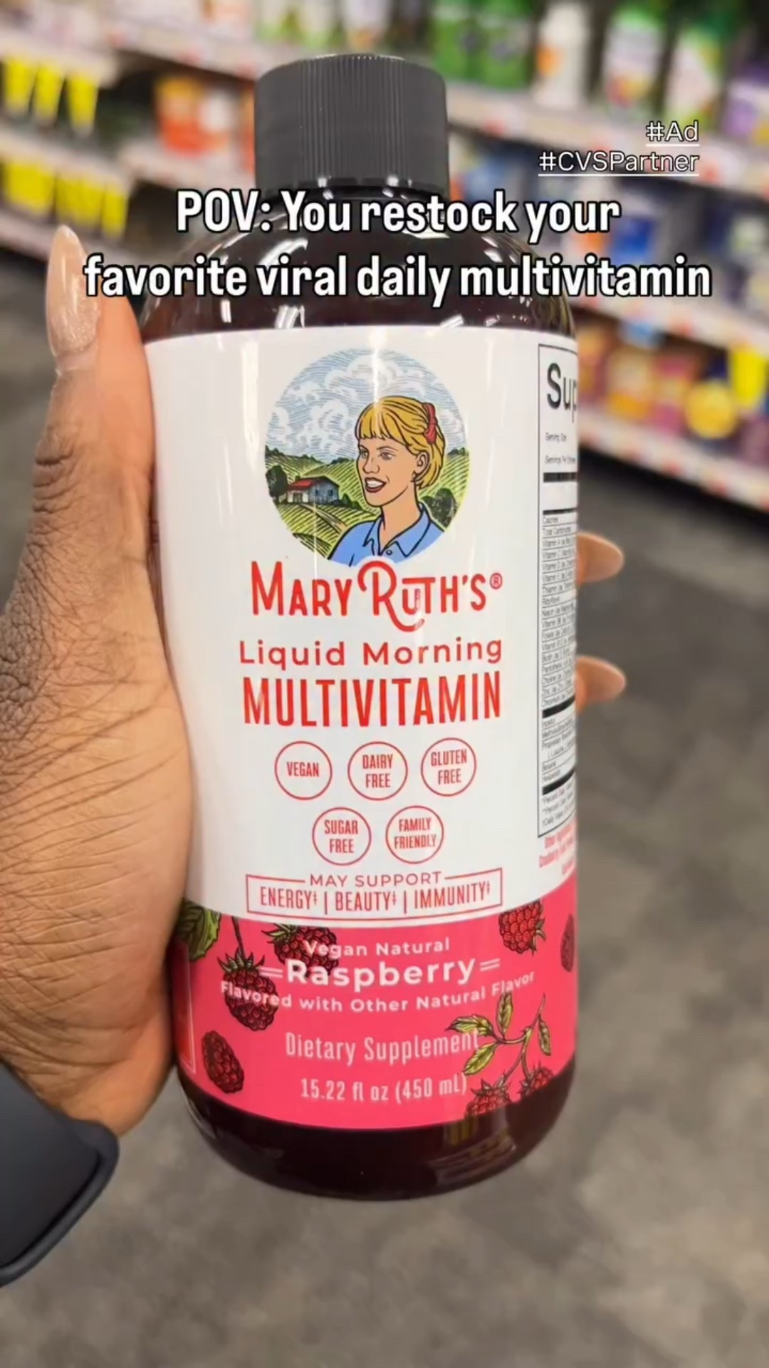 It’s here! You can officially find viral MaryRuth’s Organics Liquid Daily Multivitamin @cvspharmacy! You know @maryruthorganics products go fast! 

This is my personal favorite in my daily routine when it comes to taste and absorption. Stock up too before the Big Fall Wellness Sale ends! 

You can check online to see if your local CVS has them in stock. If not, don’t worry — you can easily order directly through the CVS website. 

#ad #cvsbigfallwellness #CVSpartner #cvswellnessday #maryruthorganics #viral #multivitamins