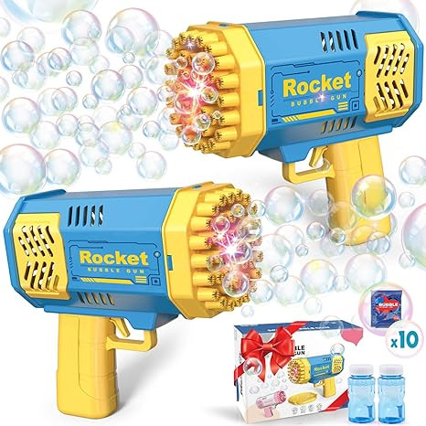 Toys for 3-8 Year Old Boys Girls: 2 Pack Bubble Machine for Kids with Bubble Solution, Gifts for ... | Amazon (US)
