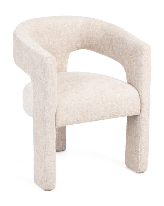 Curved Back Upholstered Dining Chair | TJ Maxx