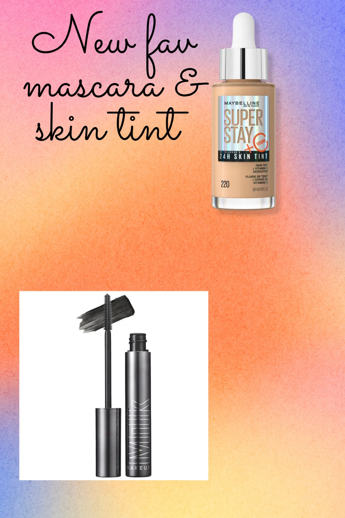 New summer makeup favs! Both sweat-proof and transfer proof!