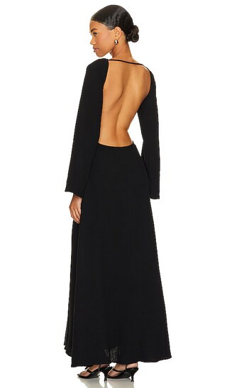 Dahlia Maxi Dress in Black | Revolve Clothing (Global)