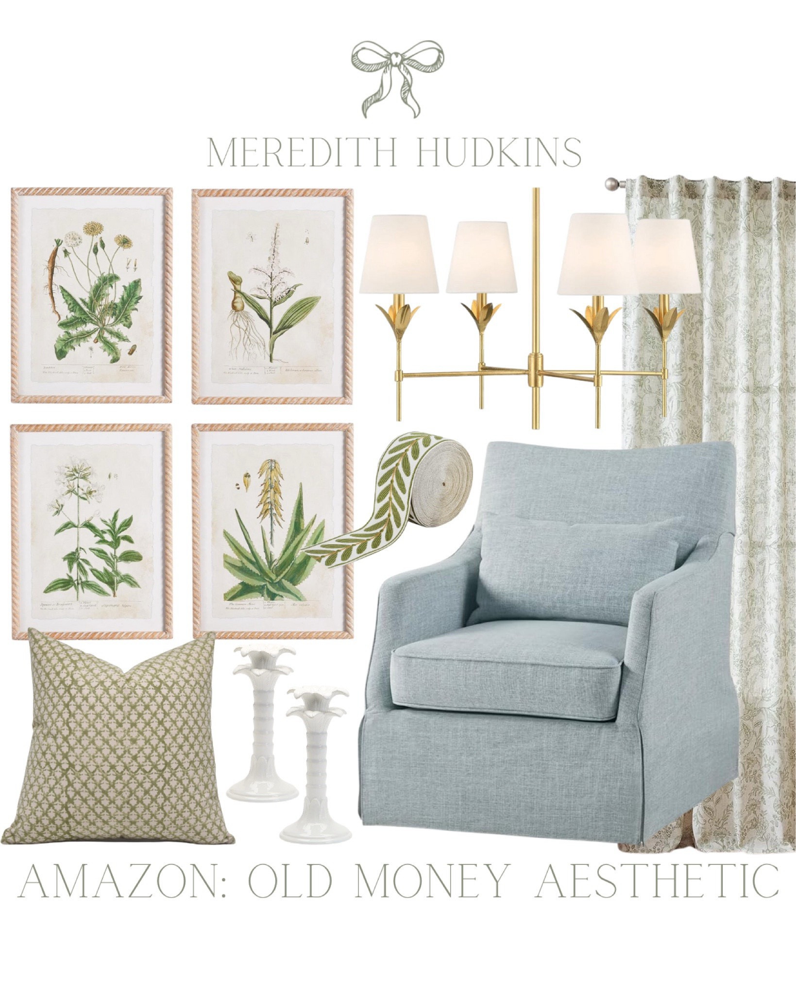 Meredith Hudkins coastal home decor, old money, aesthetic, old money style preppy home decor, decorative accent, living room, primary bedroom, entryway, dining room, traditional home decor, timeless, home decor, classic style , chinoiserie, Amazon home, upholstered chair, framed art, chandelier, accent pillow, sage pillow, curtains 

#LTKSaleAlert #LTKFindsUnder100 #LTKHome