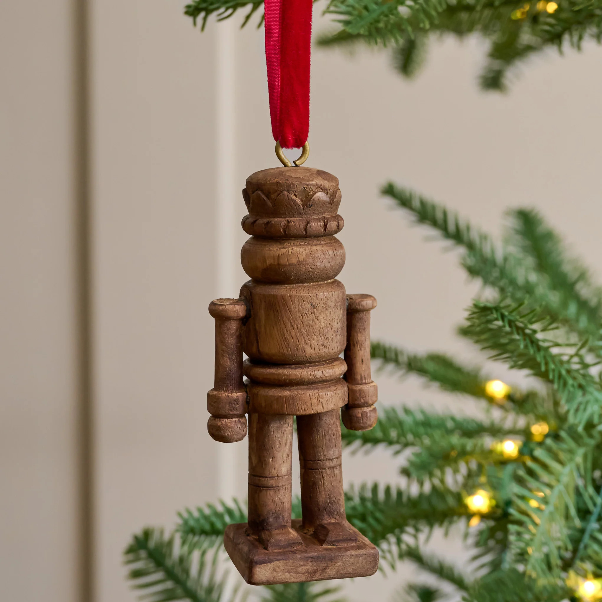 Wooden Nutcracker Ornament | Magnolia
