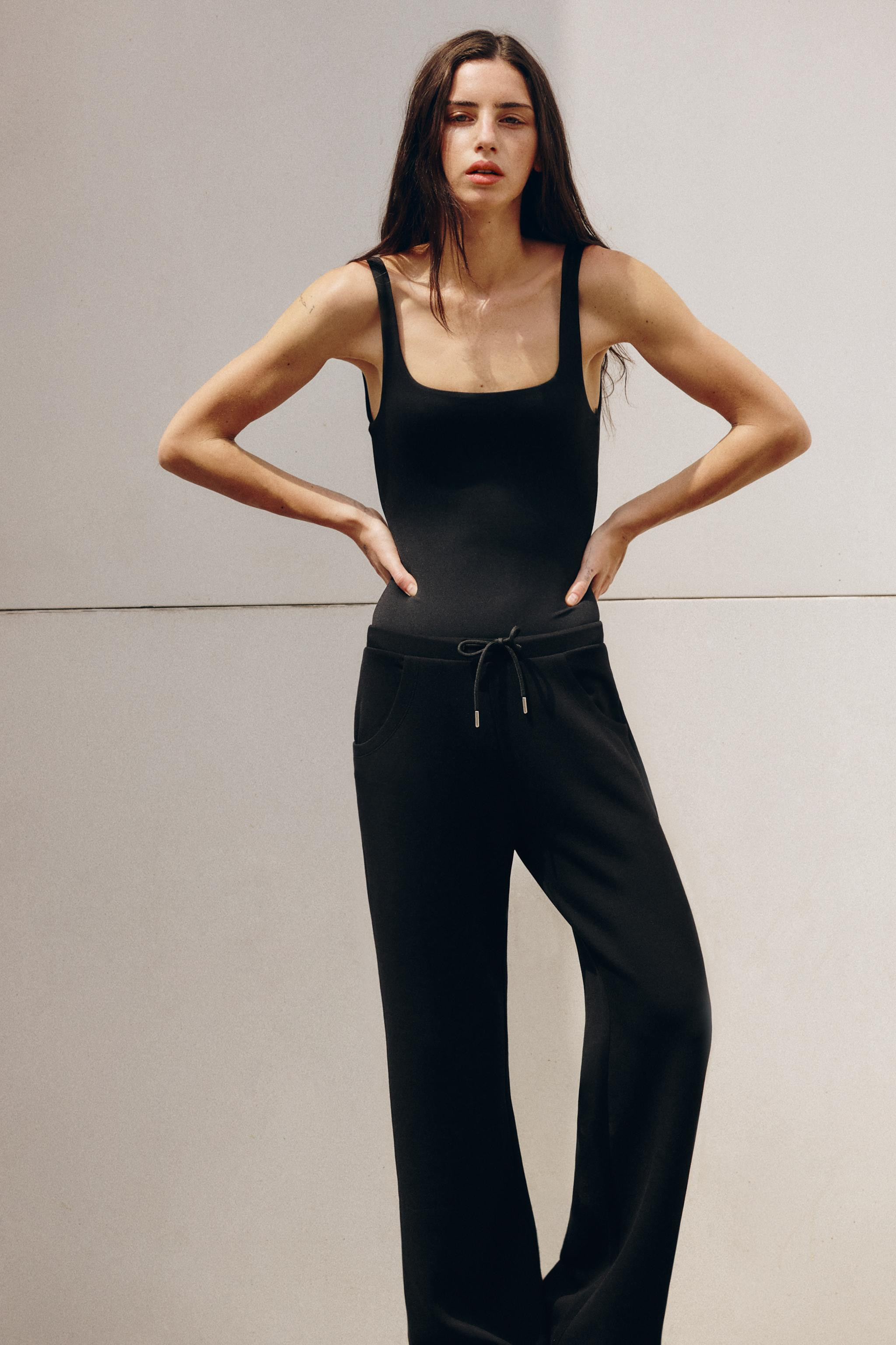 STRETCH BODYSUIT WITH SQUARE NECKLINE | Zara UK