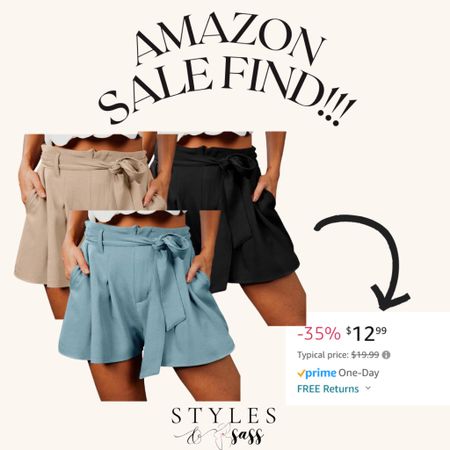 $12 shorts on Amazon! 

#LTKsalealert
