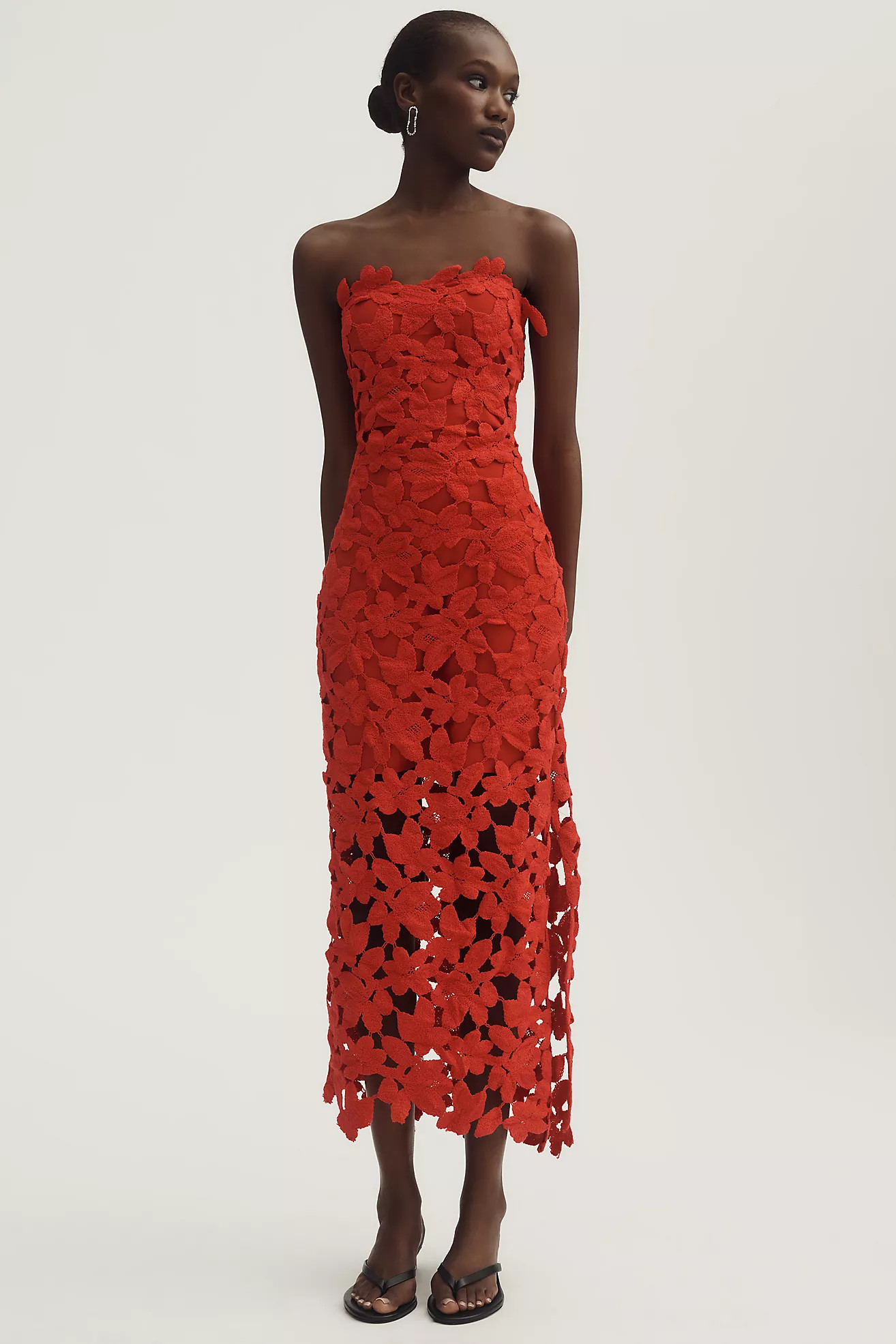 Saylor Philomena Cotton Cutwork Maxi Dress | Anthropologie (US)