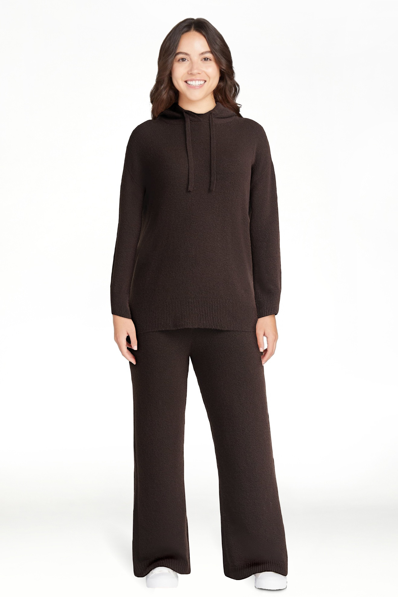 Time and Tru Women's Hoodie Sweater and Pants Set, 2-Piece, Sizes: XS-XXXL | Walmart (US)