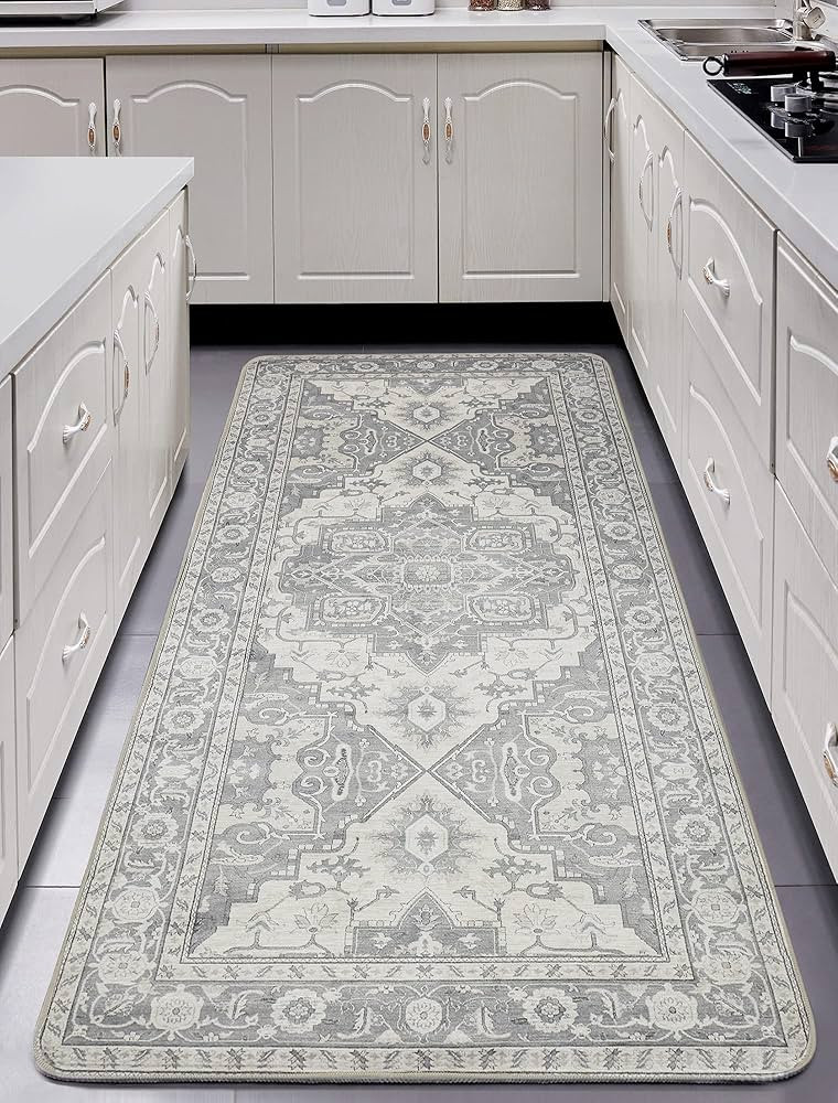 MaxRugrs Kitchen Rug Runner for Hallways 2'6"x6' No Crease Machine Washable Stain Resistant Non S... | Amazon (US)