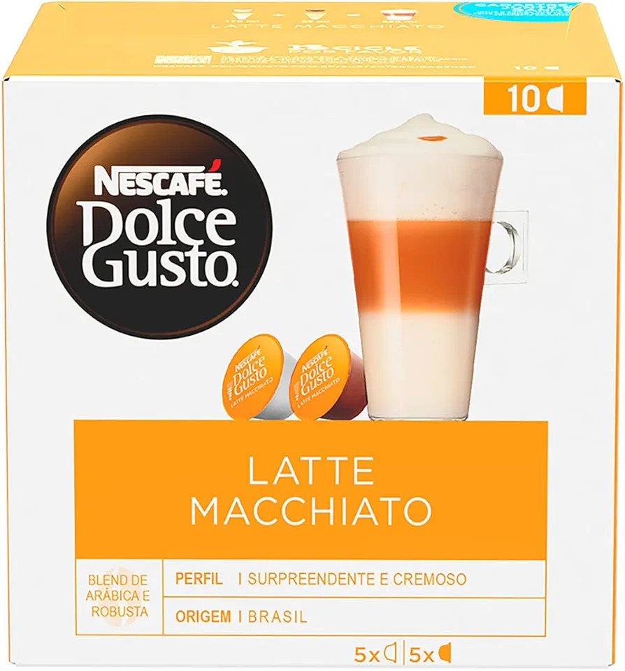 Dolce Gusto Nescafe Latte Macchiato 10 Capsulas 112 5G | Amazon (BR)