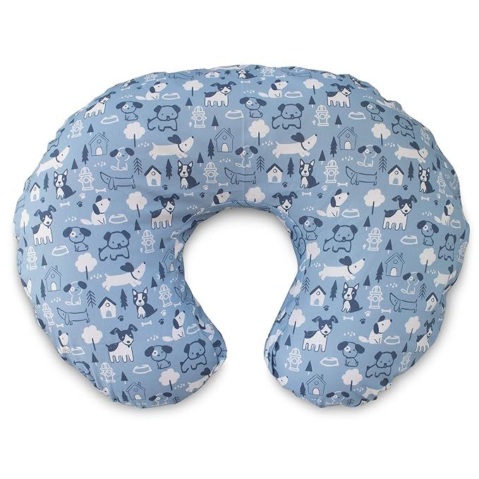 Boppy Original Pillow Cover, Blue Dog Park, Cotton Blend Fabric with allover fashion, Fits ALL Bo... | Amazon (US)