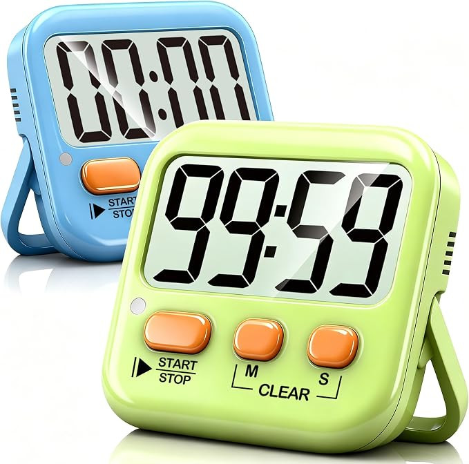 2 Pack Digital Timer for Kids Classroom Kitchen Timers for Cooking | Amazon (US)