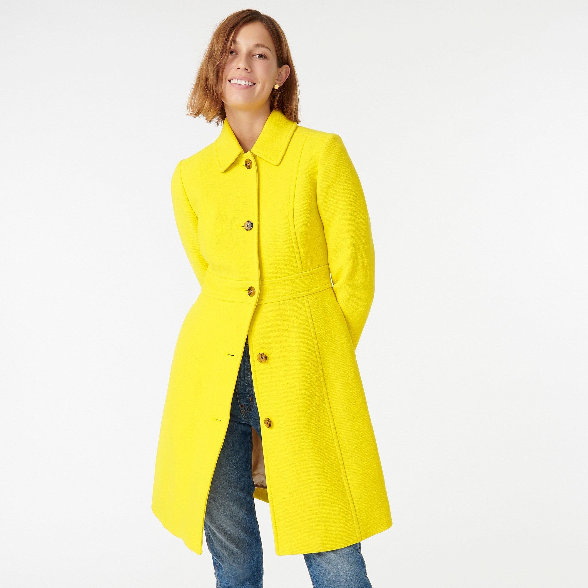 Classic day coat in Italian double-cloth wool with Thinsulate® | J.Crew US