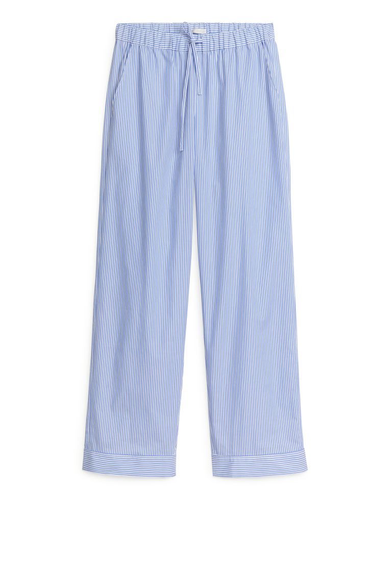 Poplin Pyjama Trousers | H&M (UK, MY, IN, SG, PH, TW, HK)