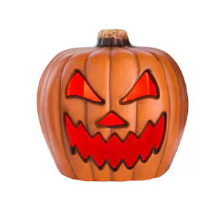 20 in. Halloween Classics  Plug-in LED Spooky Jack-O-Lantern | The Home Depot