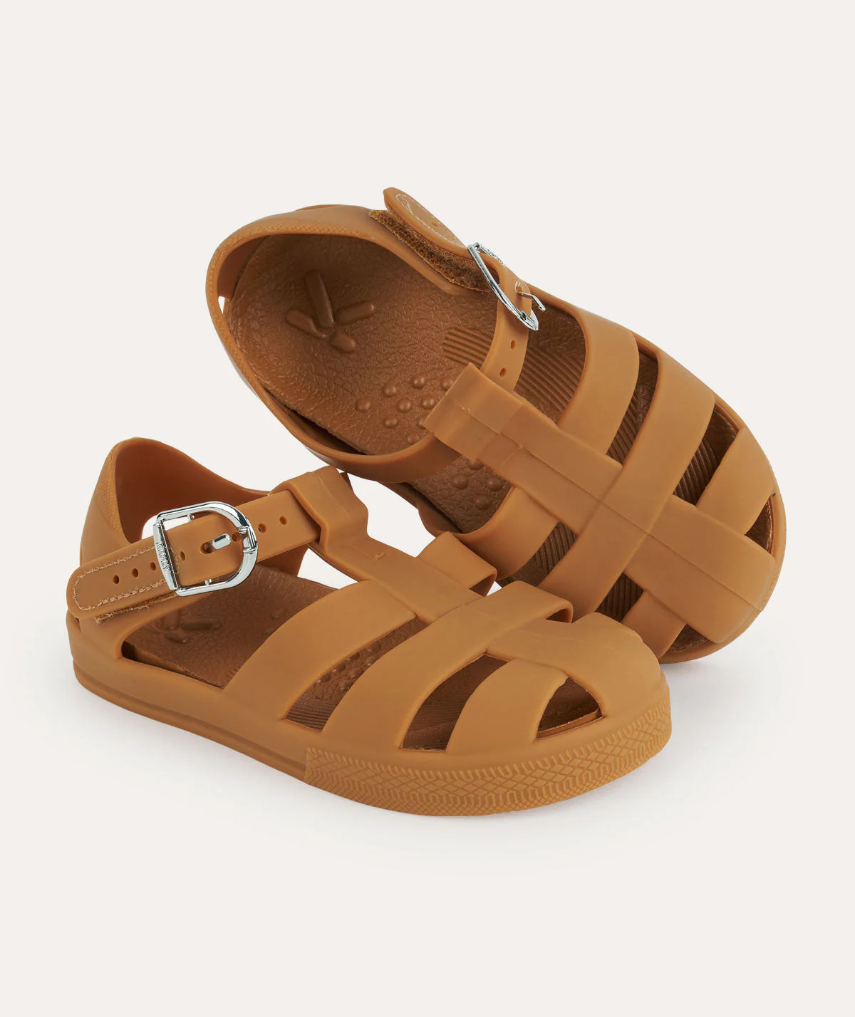 Jelly Sandal: Tan | KIDLY