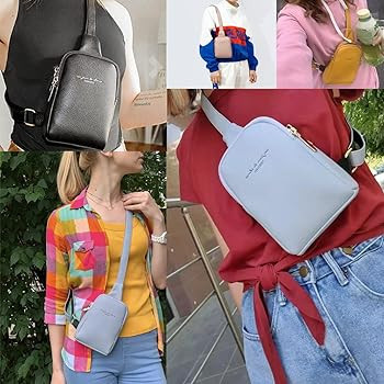 Womens Crossbody Fanny Pack Sling Bag Cell Phone Purse Leather Casual Daypack Sport Chest Satchel... | Amazon (US)