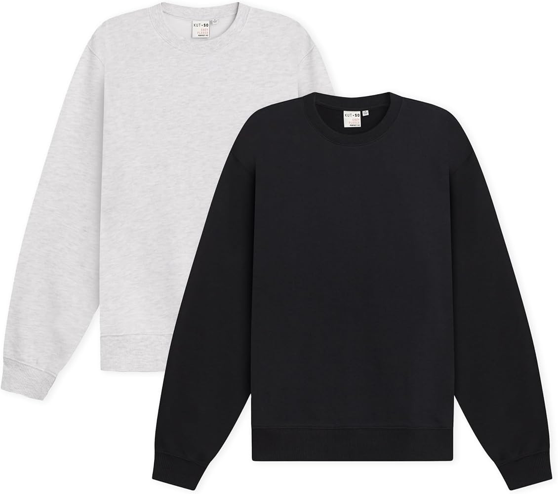 KUT & SO Crewneck Sweatshirt for Women – Essential Cozy Fleece Pullover Sweater – Women’s F... | Amazon (US)
