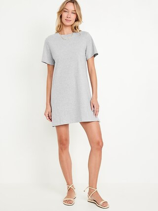 Crew-Neck Mini T-Shirt Dress | Old Navy (US)